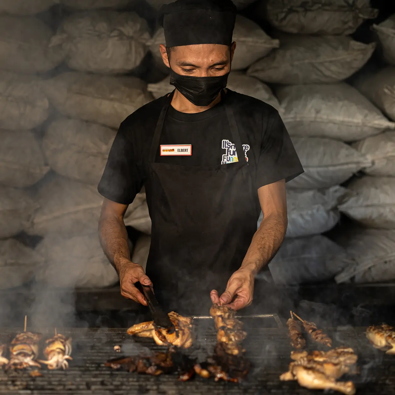 Funnside Photoshoot Staff Grilling (1)