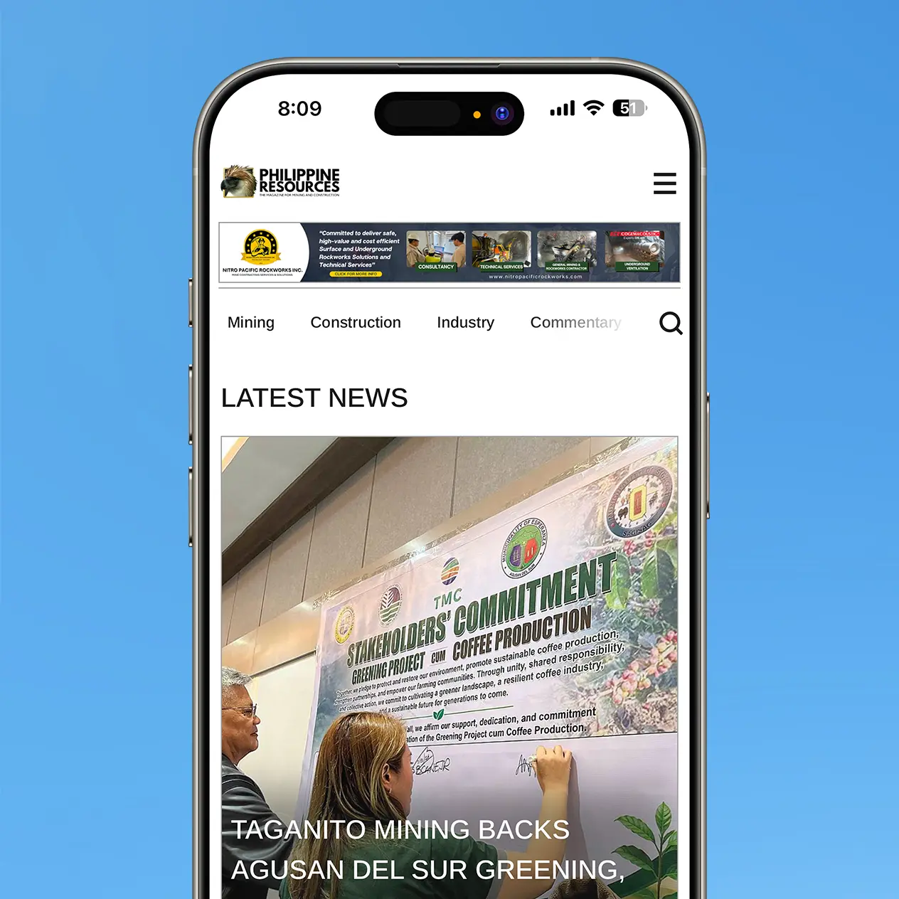 Philippine Resources Journal Website Home