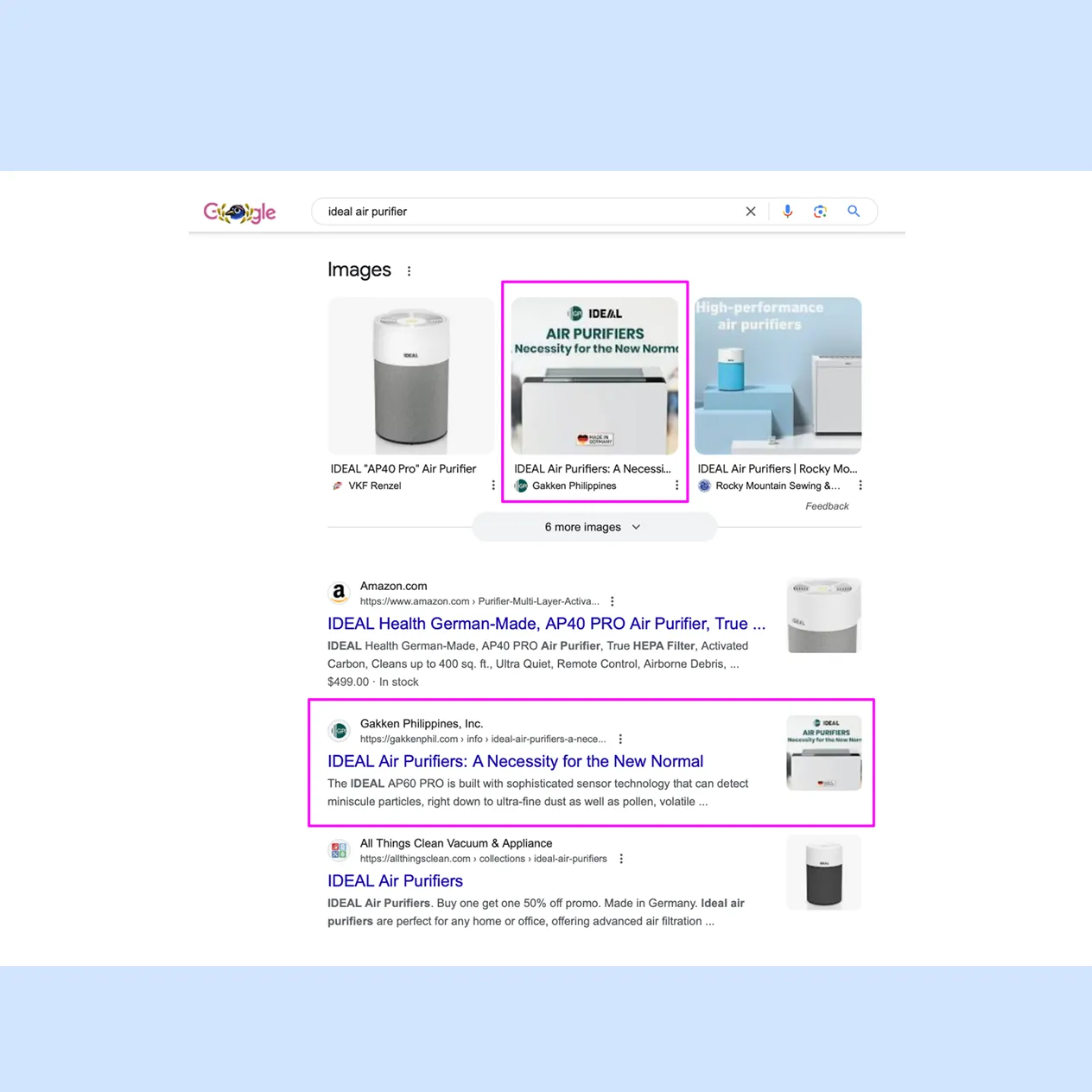 Search Engine Optimization Ideal Air Purifier