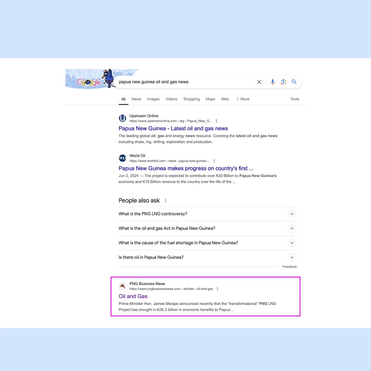 Search Engine Optimization Papua New Guinea Oil And Gas News