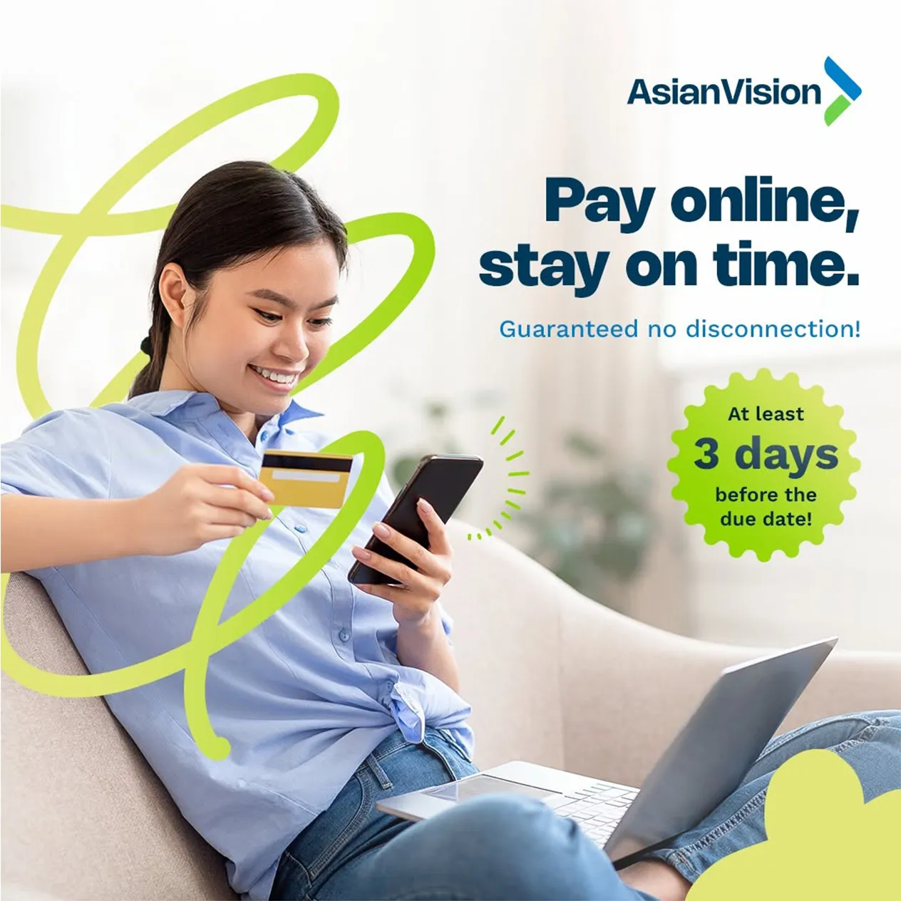 Asian Vision Pay Online Stay On Time Content