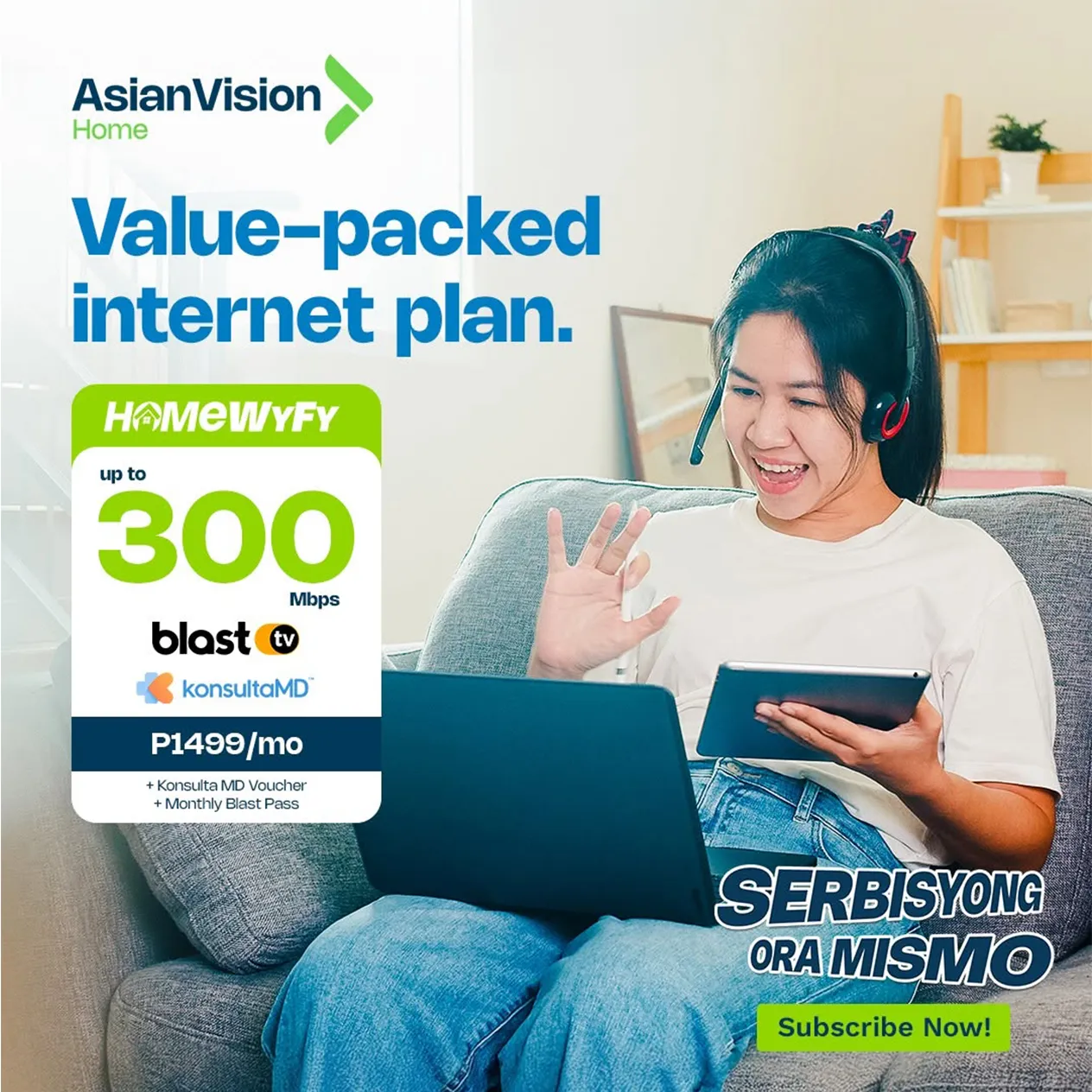 Asian Vision Value Packed Internet Plan Content