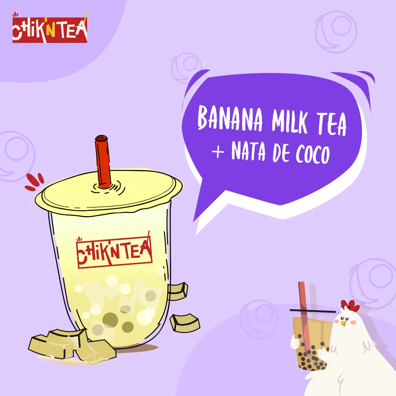 Chik N Tea Banana Milk Tea Content