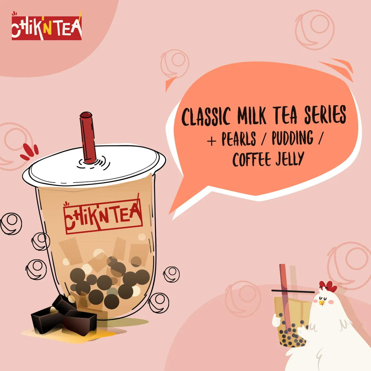 Chik N Tea Classic Milk Tea Series Content