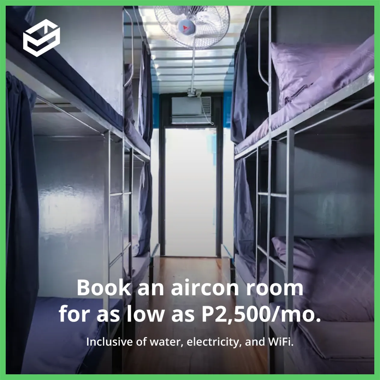 Citihub Dormitory Aircon Room