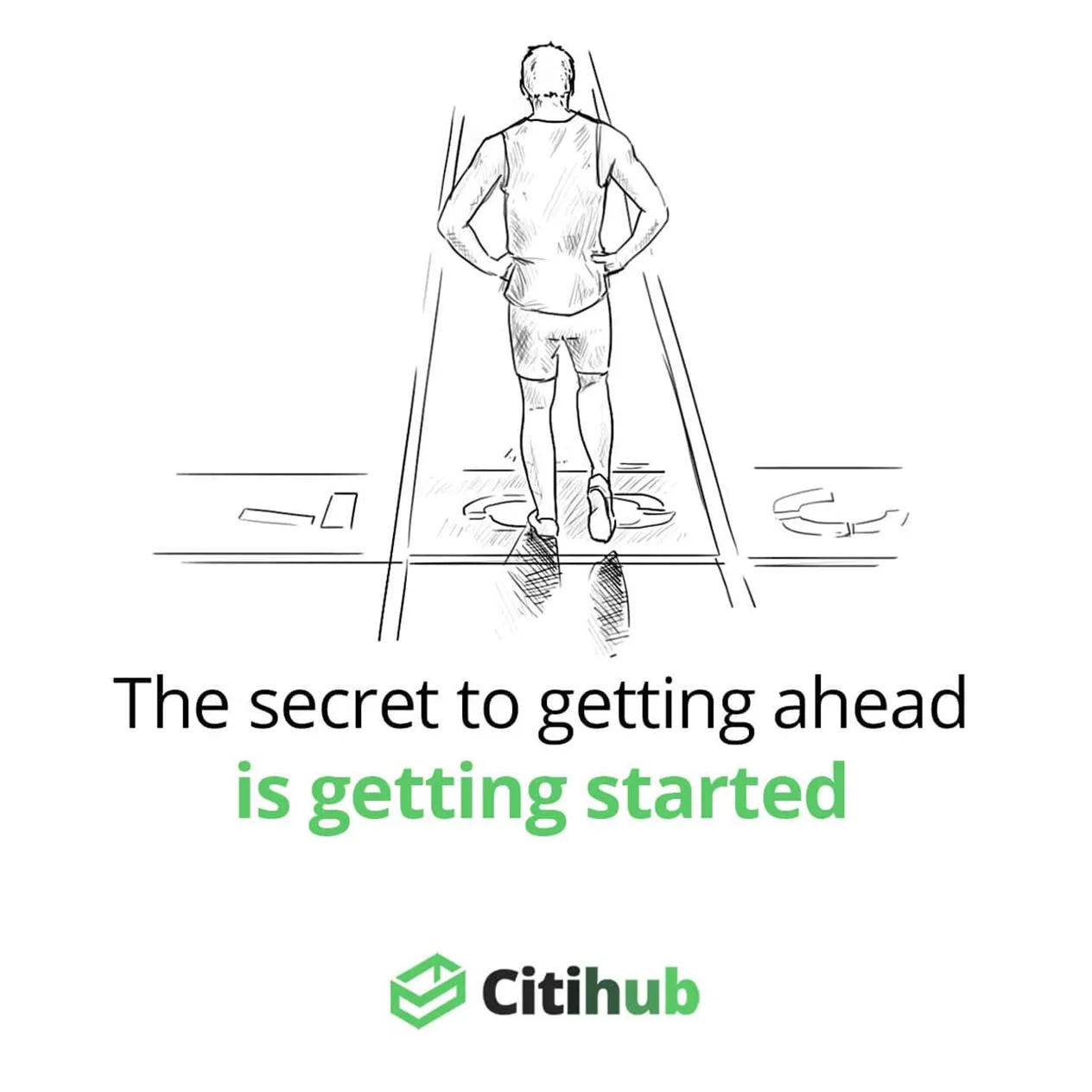 Citihub Dormitory Quote The Secret To Getting Ahead