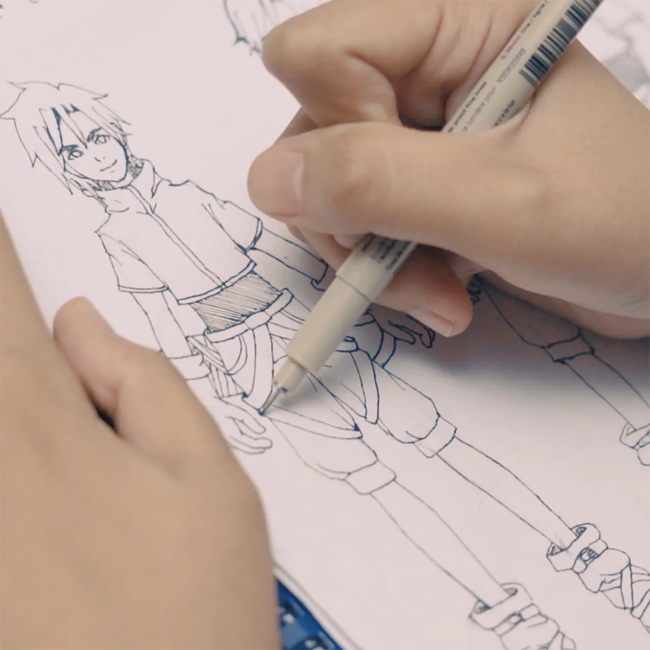 First Academy Of Computer Arts Video Drawing Character With Pen