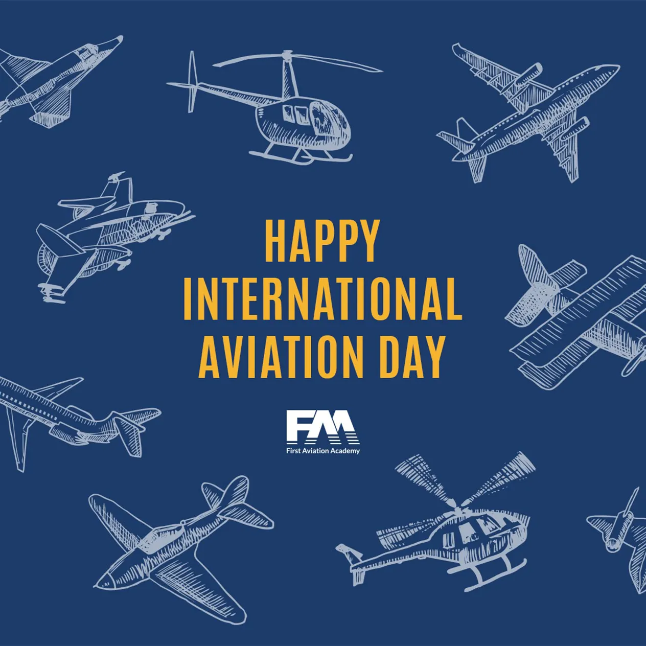 First Aviation Academy Happy International Aviation Day Content