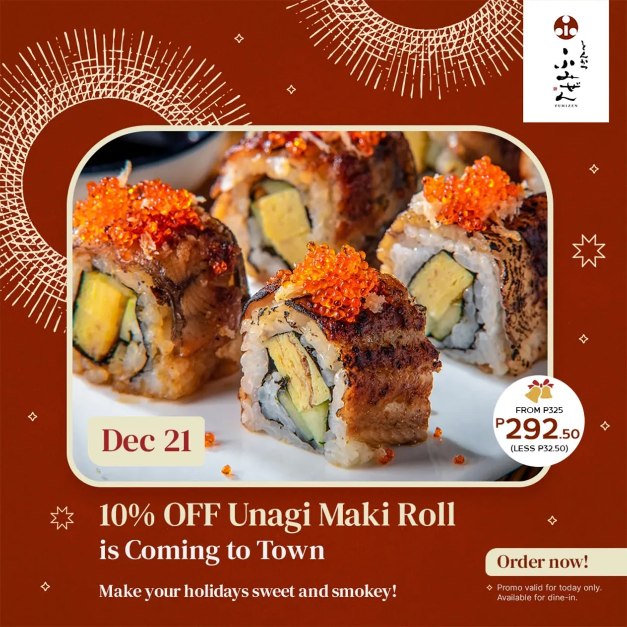 Fumizen Japanese Restaurant 12 Deals Of Christmas Day 12