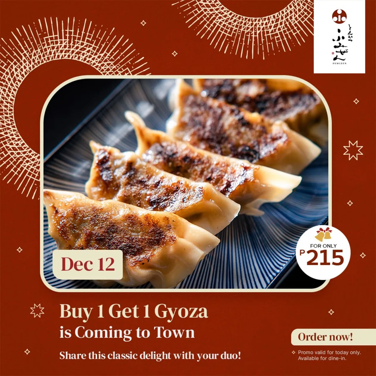 Fumizen Japanese Restaurant 12 Deals Of Christmas Day 6