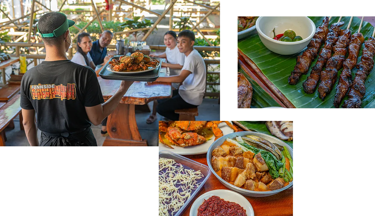 Funnside Ningnangan Photoshoot Crew Family Kare Kare Bbq