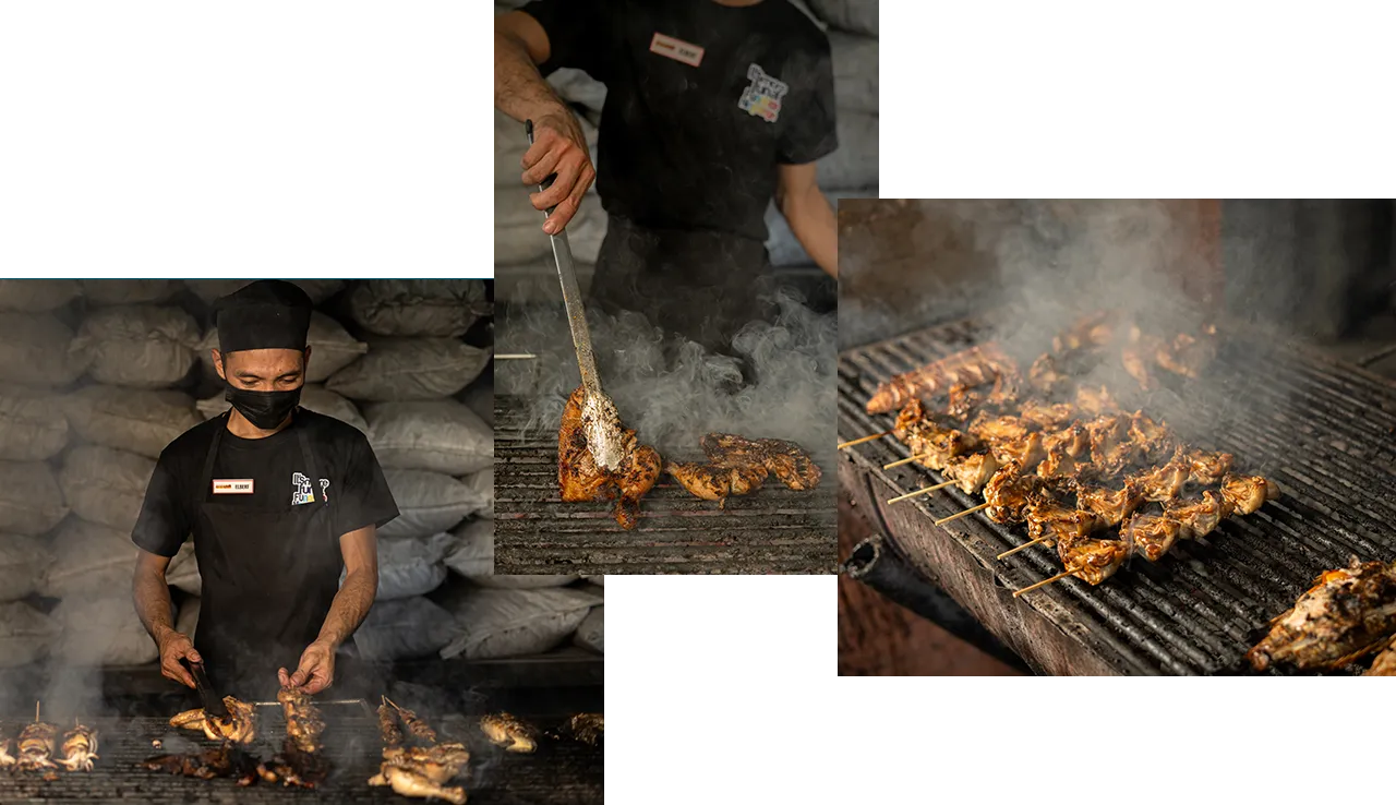 Funnside Ningnangan Photoshoot Grilled Foods