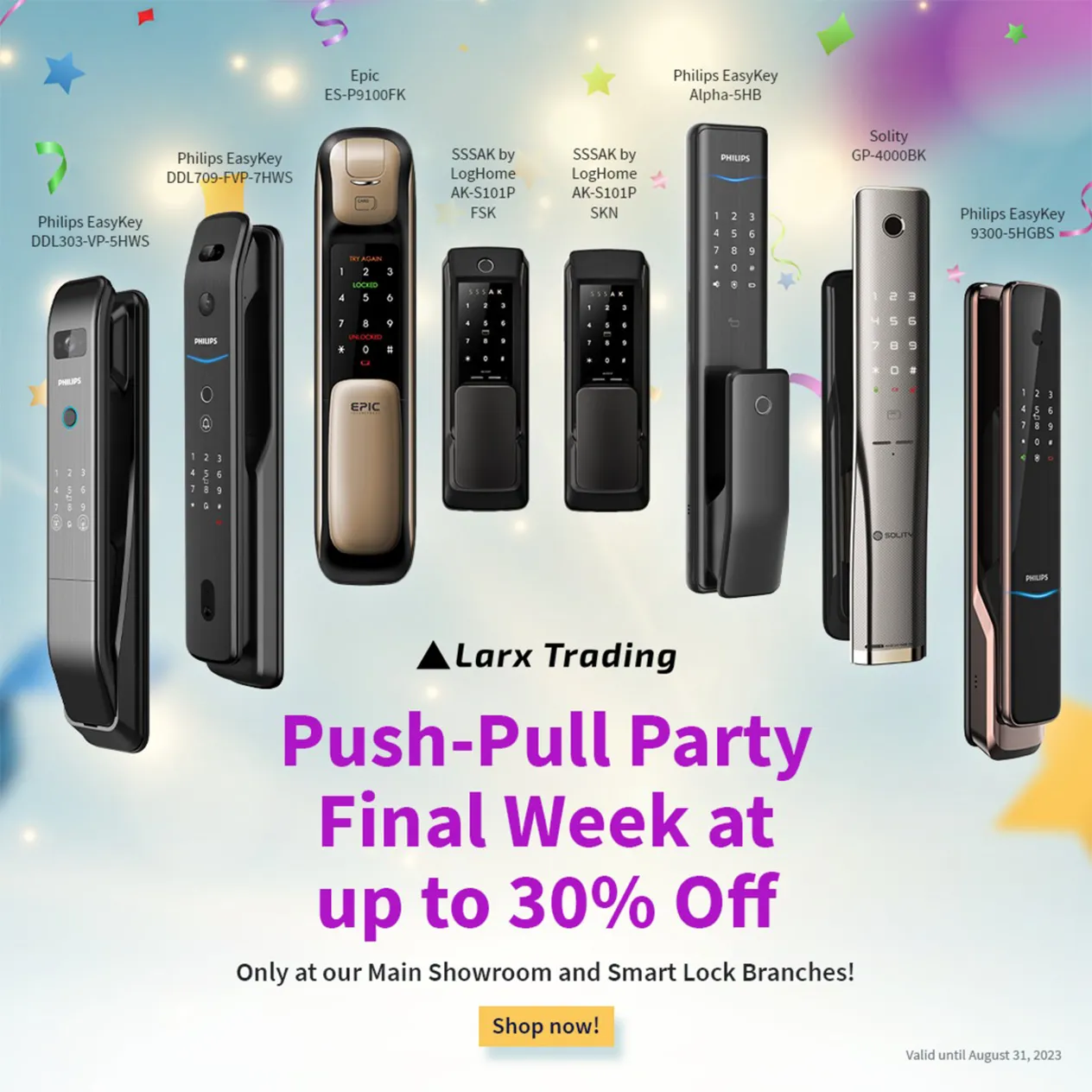 Larx Trading Push Pull Party Content