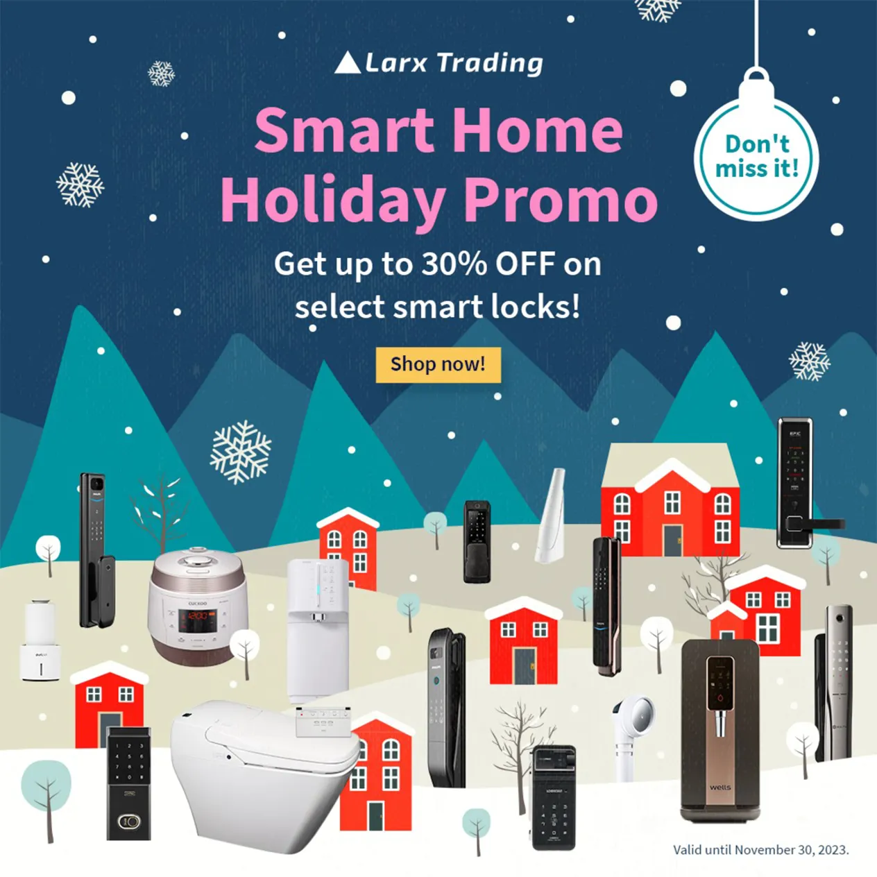 Larx Trading Smart Home Holiday Promo