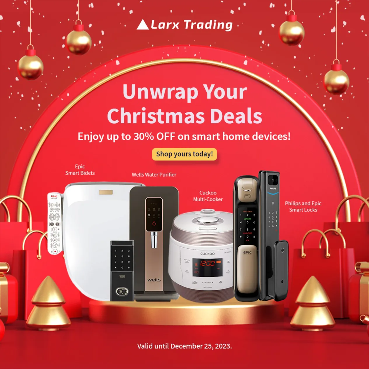 Larx Trading Unwrap Your Christmas Deals Content