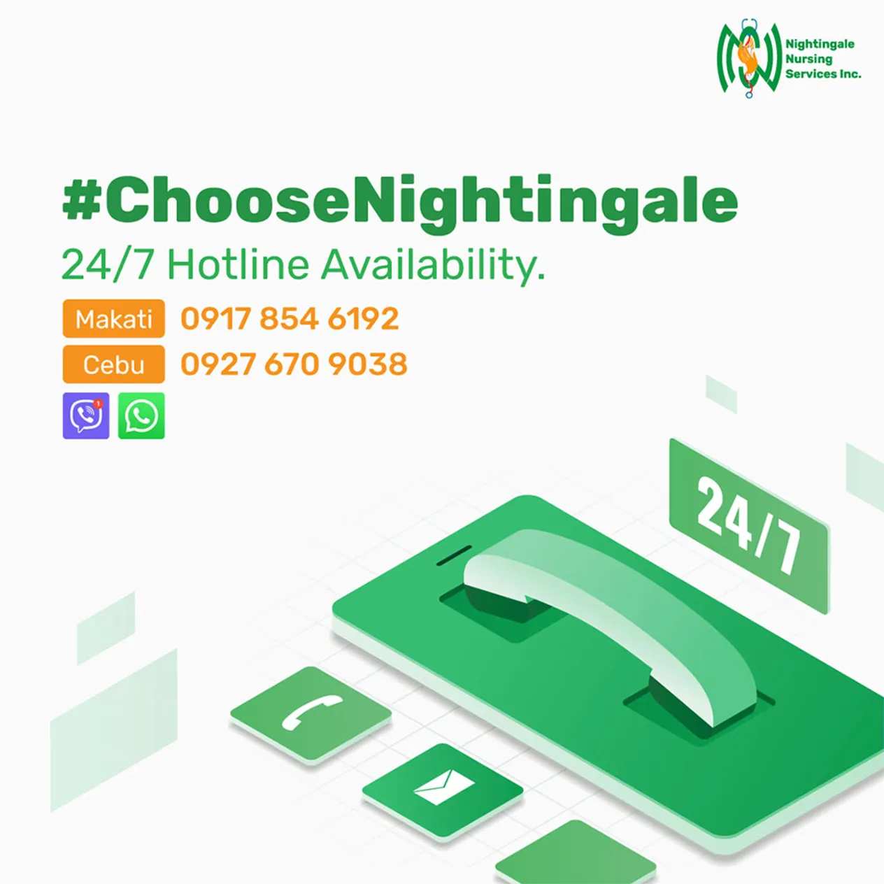 Nightingale Nursing Services 24 7 Hotline Availability