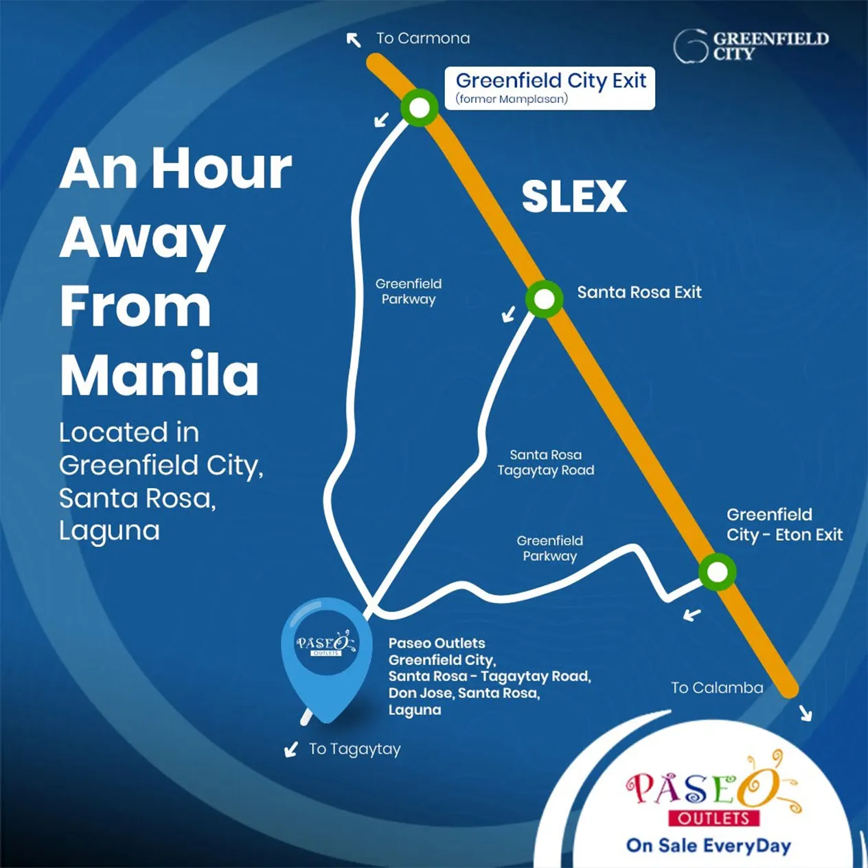 Paseo Outlets An Hour Away From Manila Content