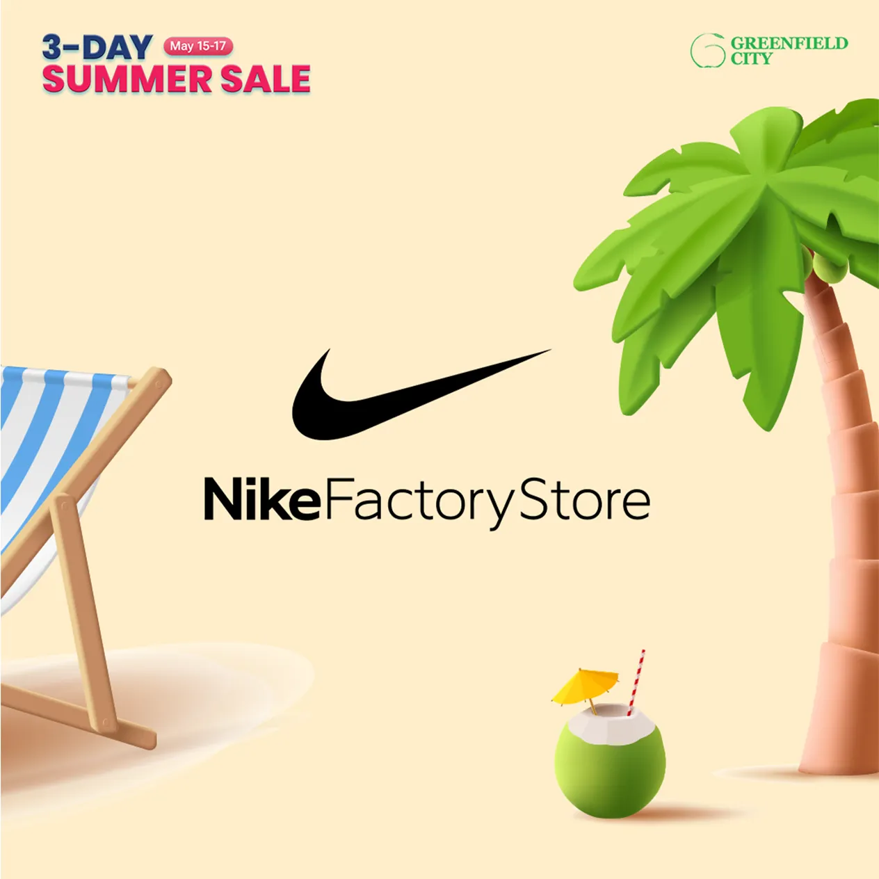 Paseo Outlets Summer Sale Participating Brands Nike Factory Store