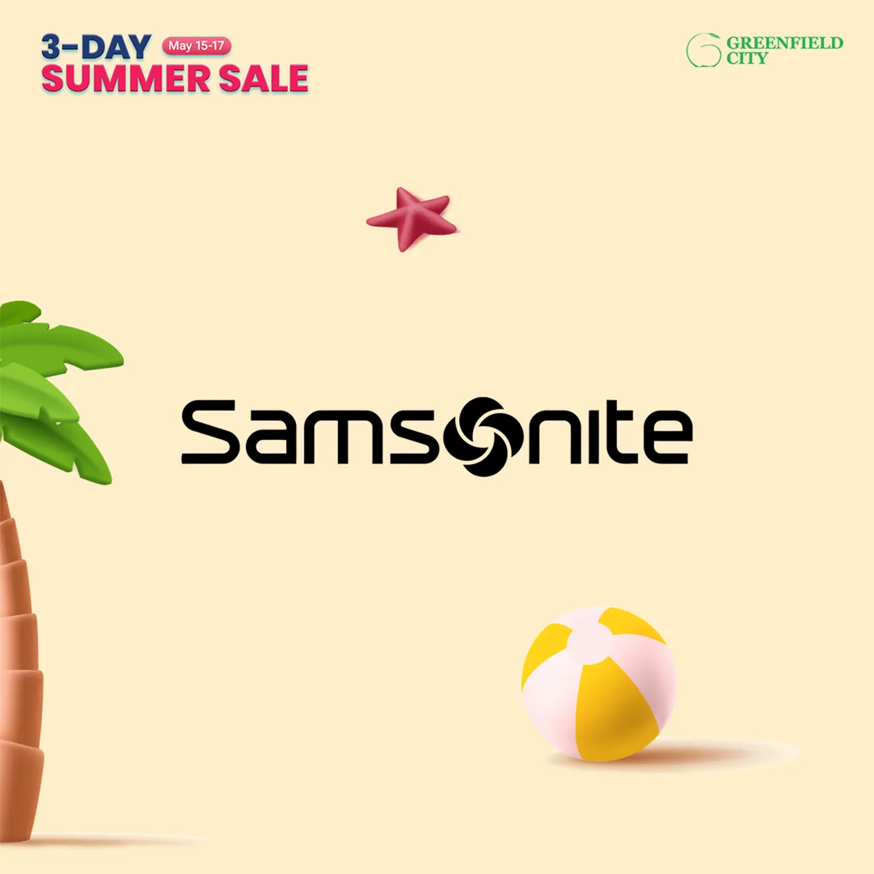 Paseo Outlets Summer Sale Participating Brands Samsonite