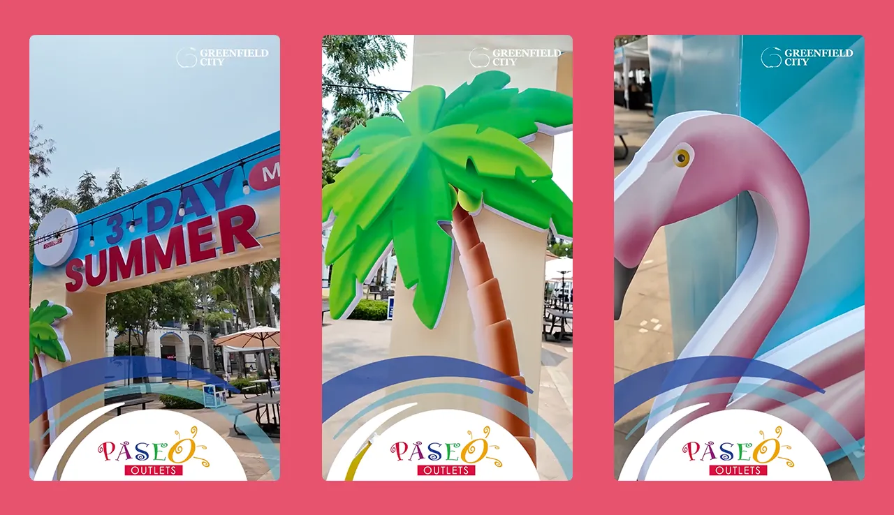 Paseo Outlets Summer Sale Signboard