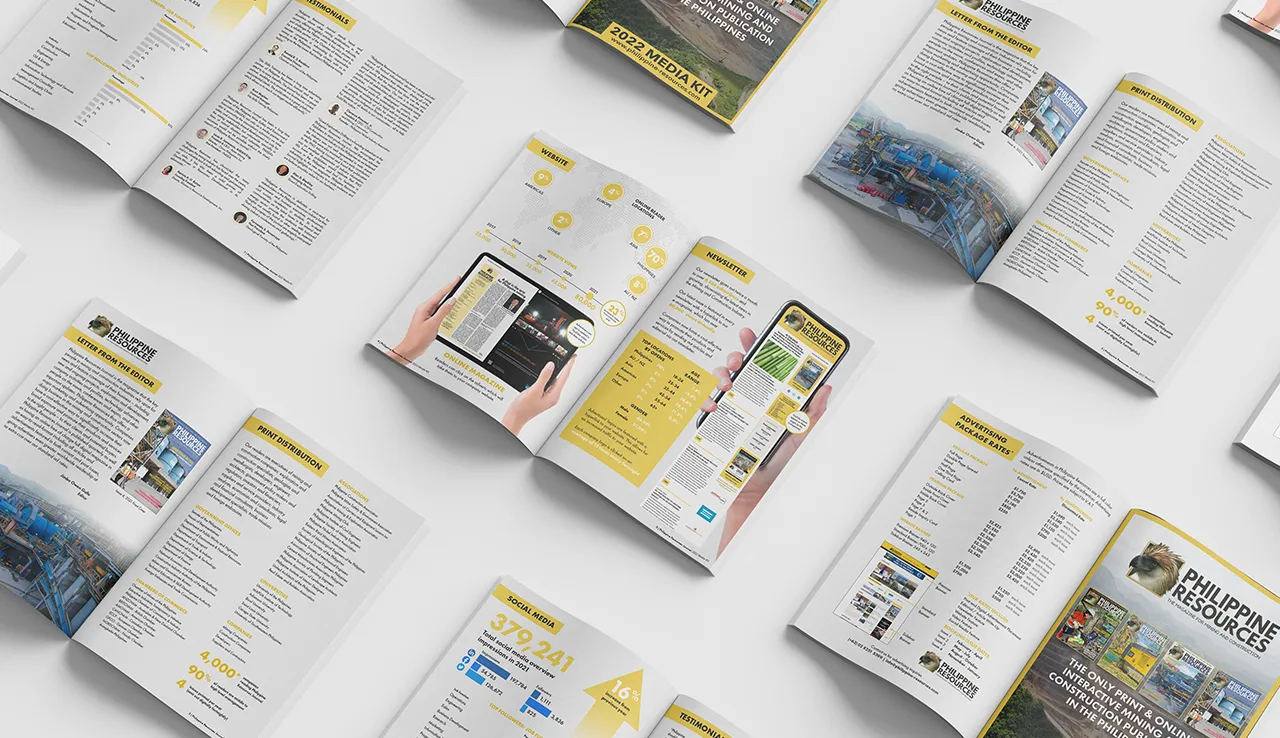 Philippine Resources Journal Print Media Kit Spread
