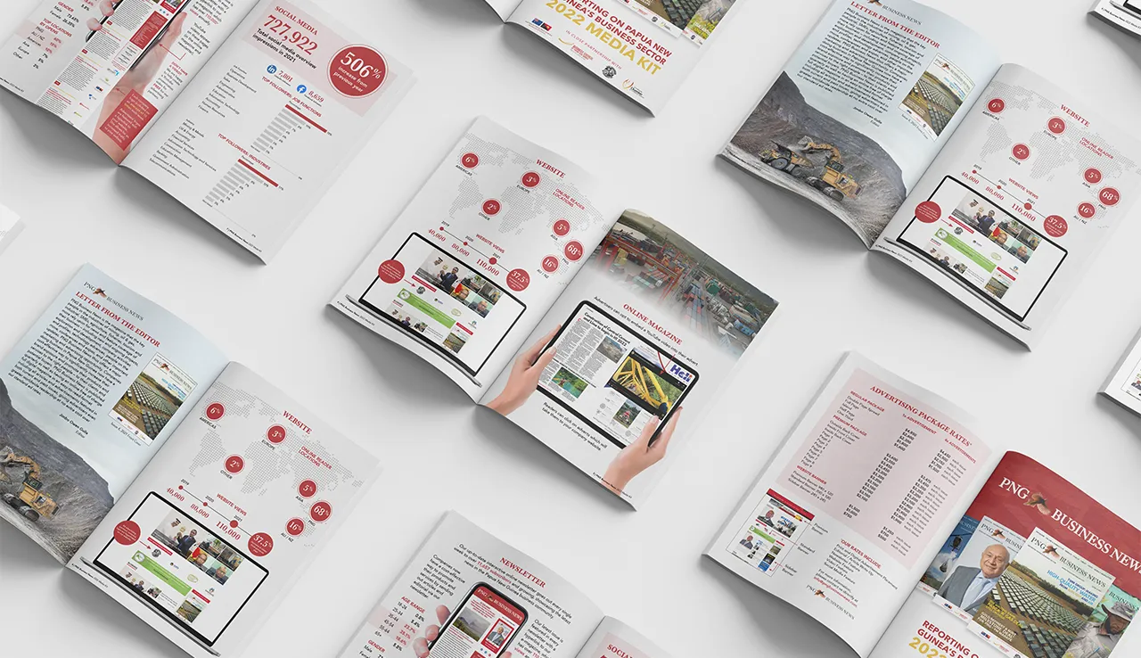 Png Business News Print Media Kit Spread