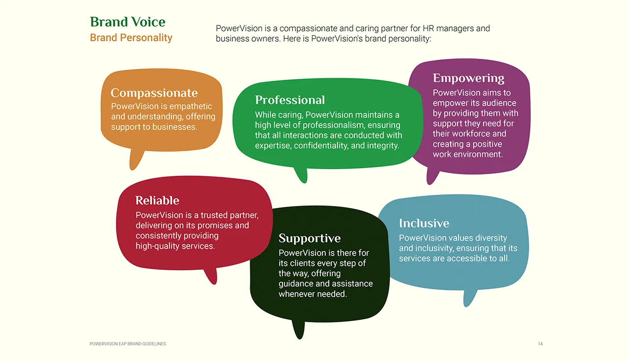 Powervision Eap Branding Brand Voice Brand Personality