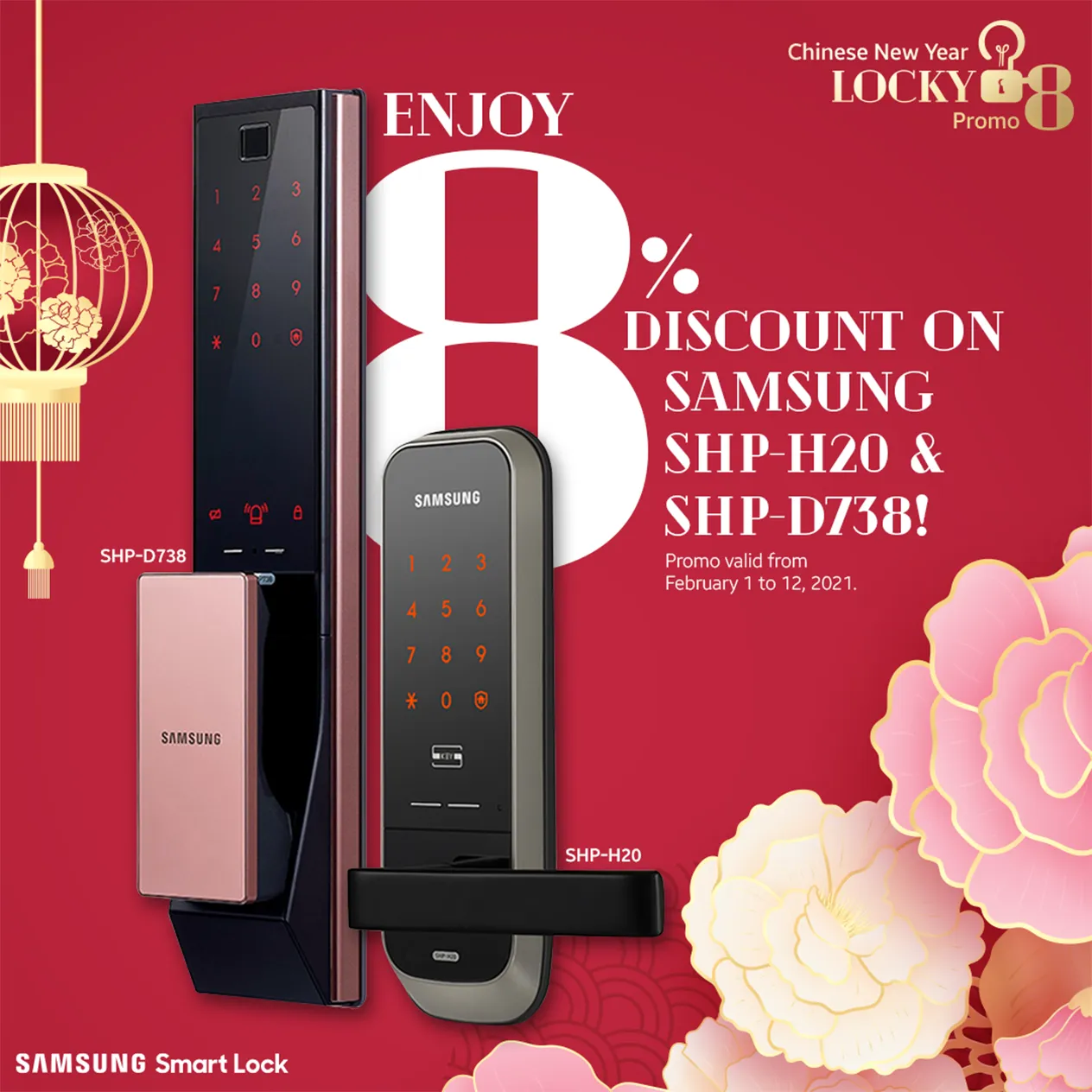 Samsung Smart Lock Chinese New Year Locky 8 Promo
