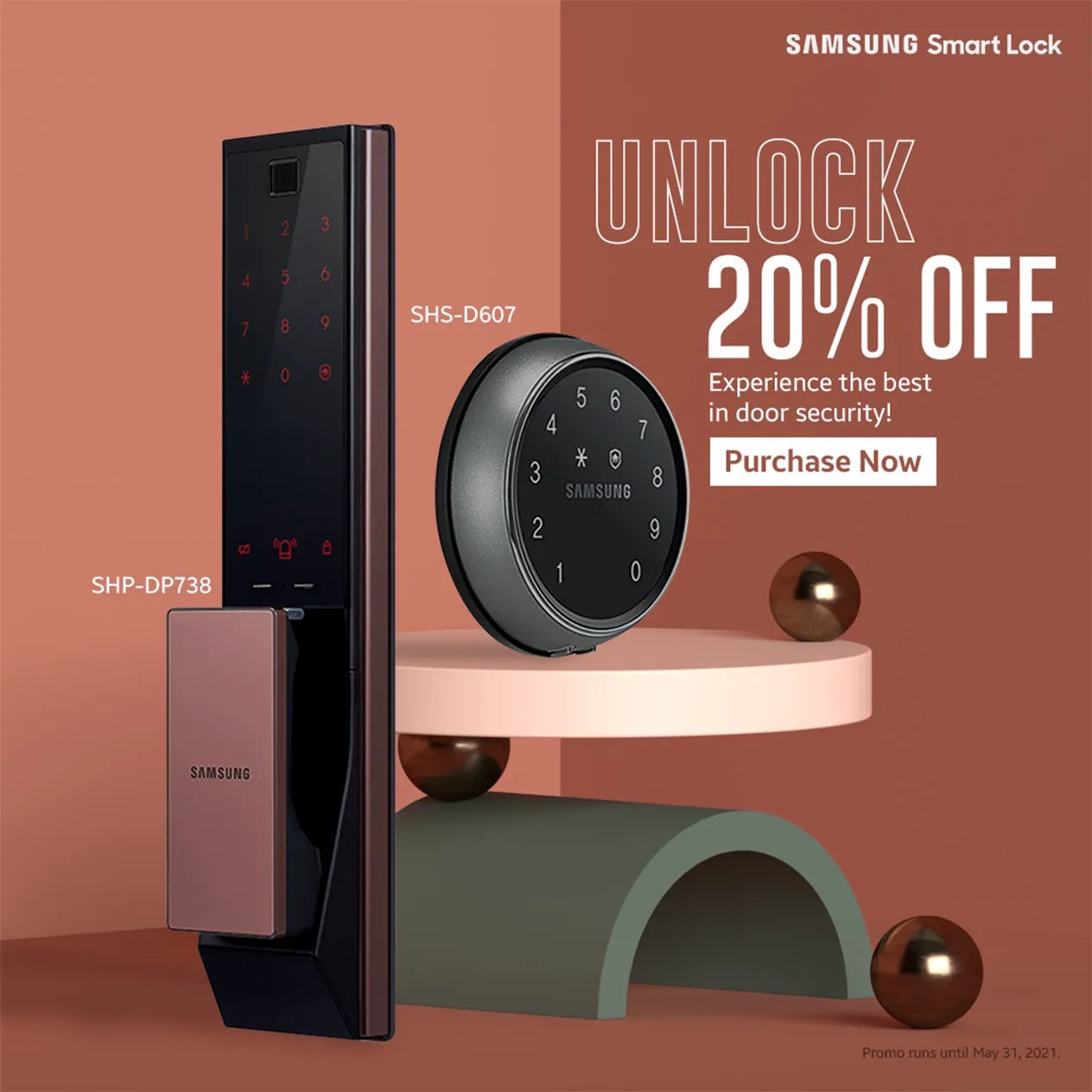 Samsung Smart Lock Unlock 20 Off Promo