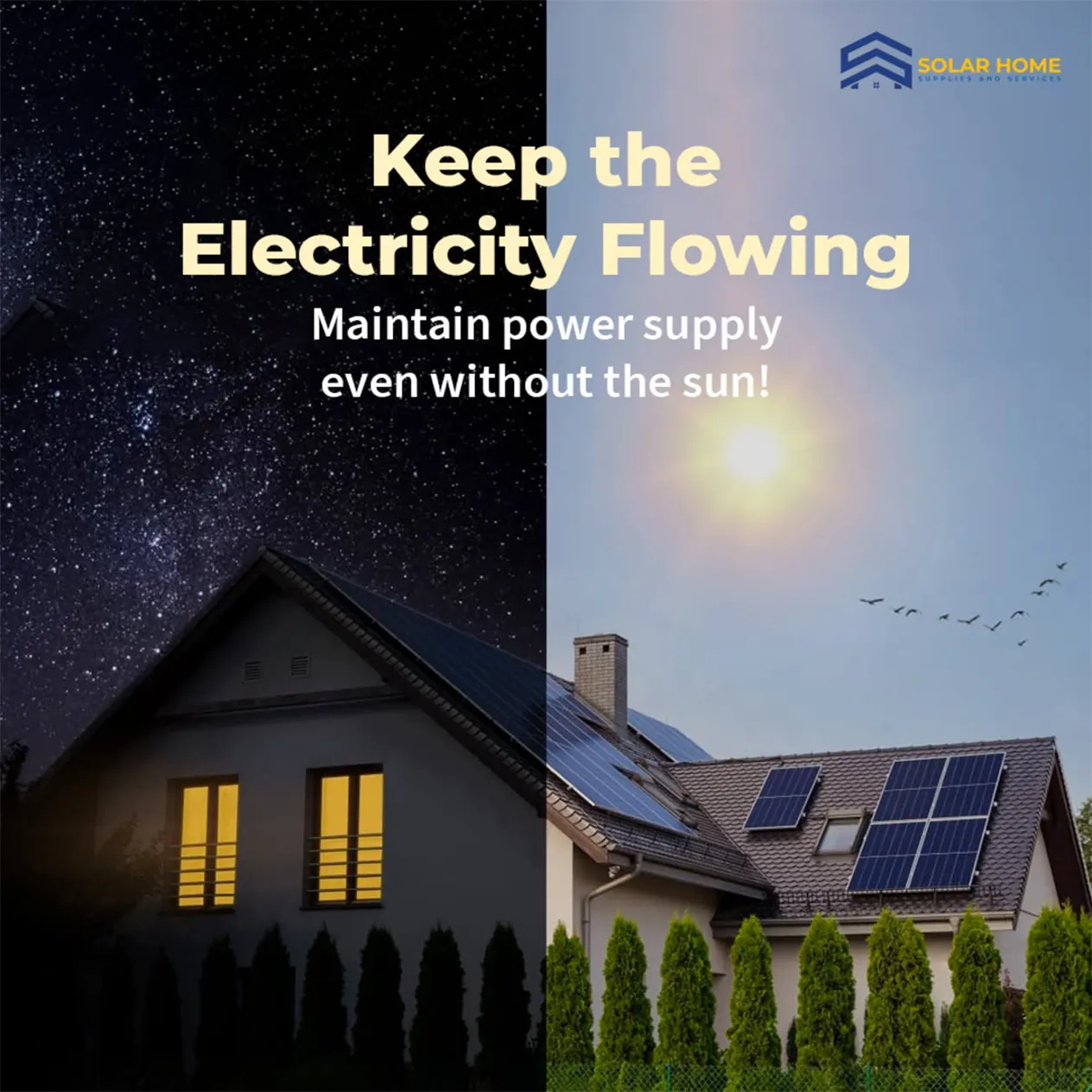 Solar Home Keep The Electricity Flowing Content